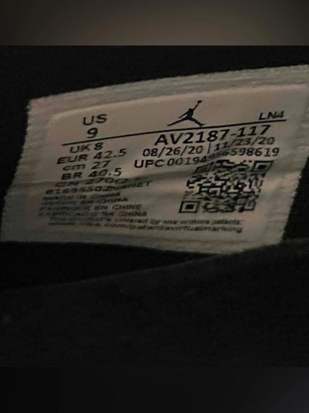 Jordan 11 Low Legend Blue Size 9 Men Shoes